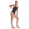 Speedo Hyperbool Allover Medalist Eco Endurance+ Baddräkt female, Black / oxid grey / usa charcoal