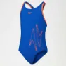 Speedo Hyperboom Placement Flyback Baddräkt female, True cobalt / volcanic orange, 5-6Y