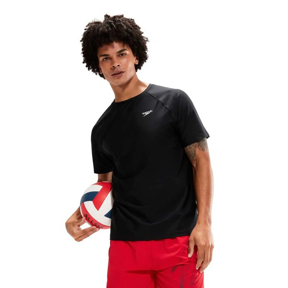 Speedo Kortärmad Rashguard unisex, Black / white, XS Speedo Kortärmad Rashguard unisex, Black / white, XS