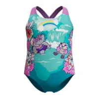 Speedo Learn To Swim Printed Crossback Baddräkt female