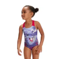 Speedo Learn To Swim Printed Racerback Baddräkt female