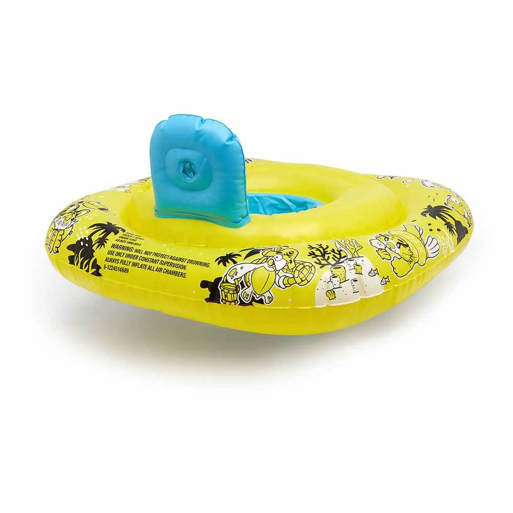 Speedo Learn To Swim Swim Seat 0-1 Badmadrass unisex, Bright yellow / black / azure blue, Up to 11kg