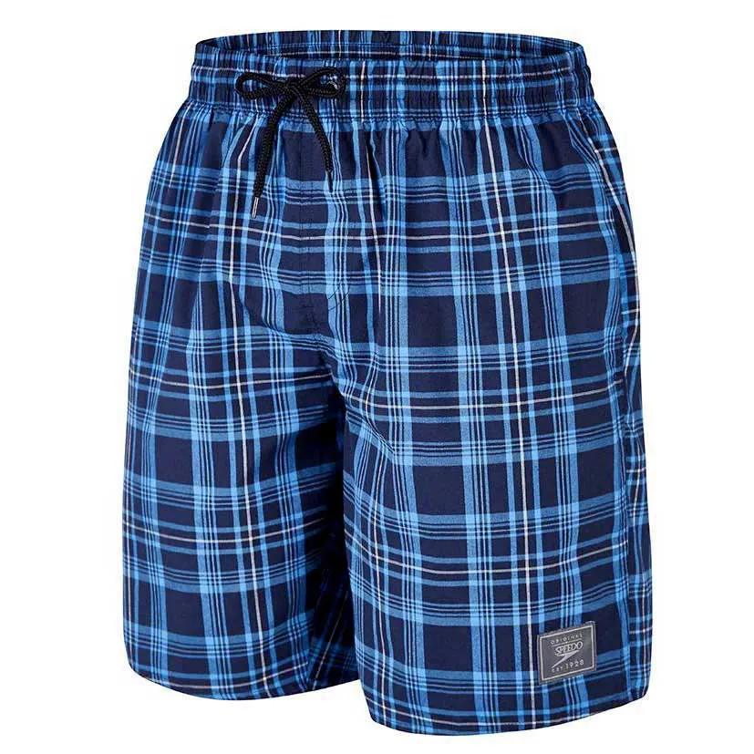 Speedo Line Check Yarn Dyed Leisure 18´´ Simshorts male, Navy / powder blue / fresh water / white Speedo Line Check Yarn Dyed Leisure 18´´ Simshorts male, Navy / powder blue / fresh water / white
