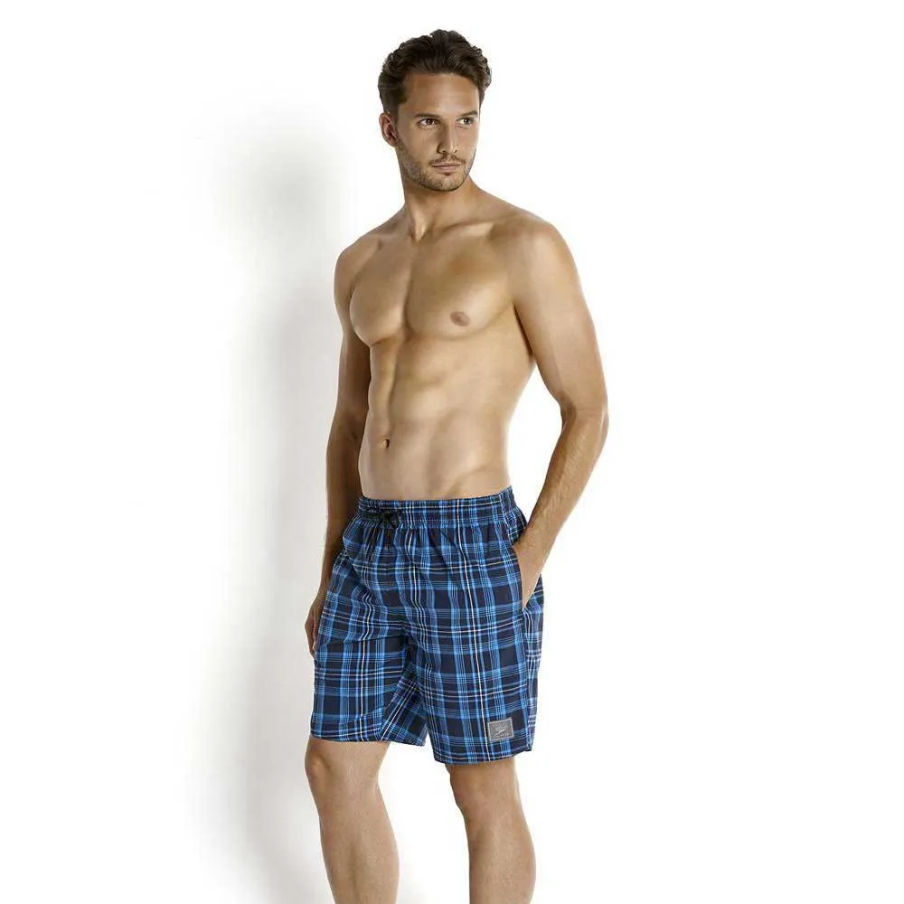 Speedo Line Check Yarn Dyed Leisure 18´´ Simshorts male, Navy / powder blue / fresh water / white Speedo Line Check Yarn Dyed Leisure 18´´ Simshorts male, Navy / powder blue / fresh water / white