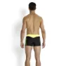 Speedo Logo Panel Badbyxor Boxer male, Black / fluo yellow