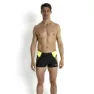 Speedo Logo Panel Badbyxor Boxer male, Black / fluo yellow