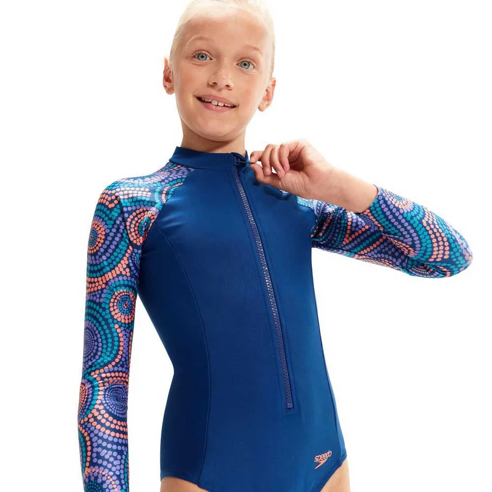 Speedo Long Sleeve Paddle Baddräkt female Speedo Long Sleeve Paddle Baddräkt female