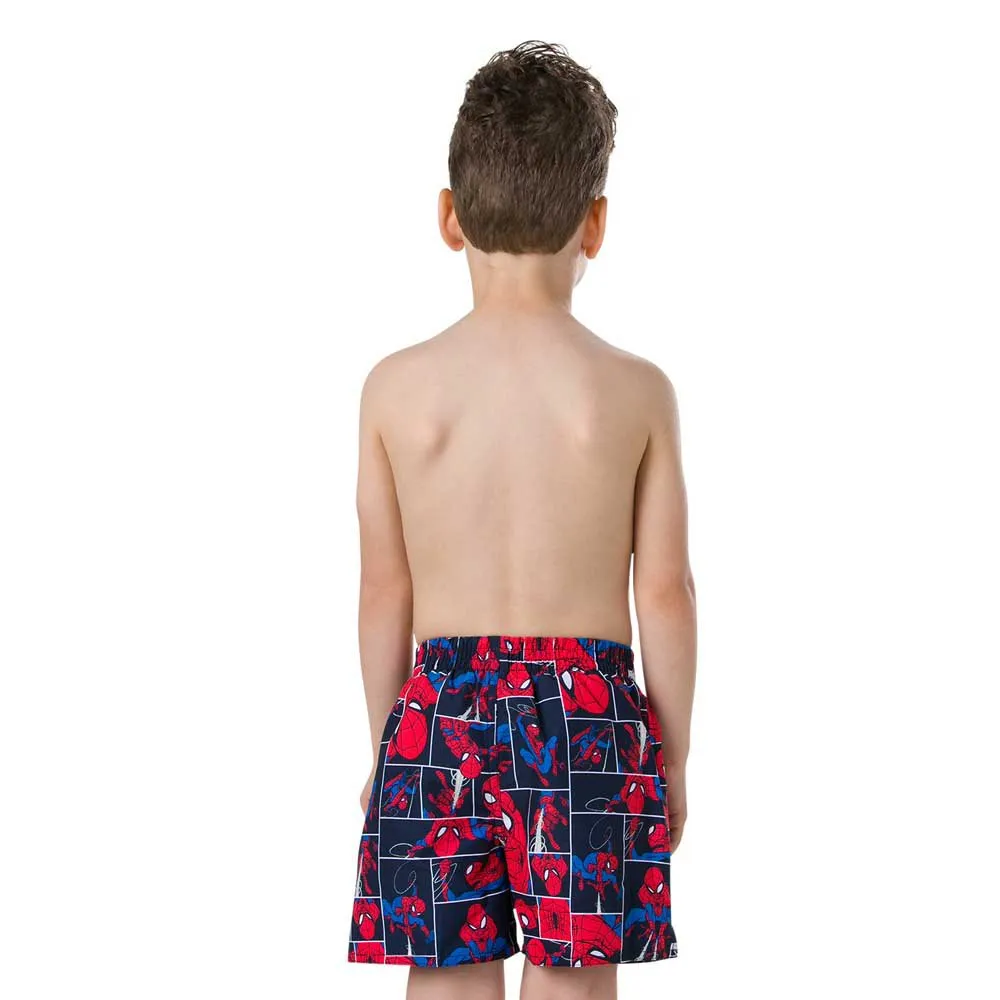 Speedo Marvel Spiderman 11´´ Simshorts male, Navy / lava red / neon blue, 12-24MON
