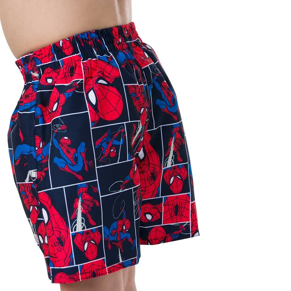 Speedo Marvel Spiderman 11´´ Simshorts male, Navy / lava red / neon blue, 12-24MON