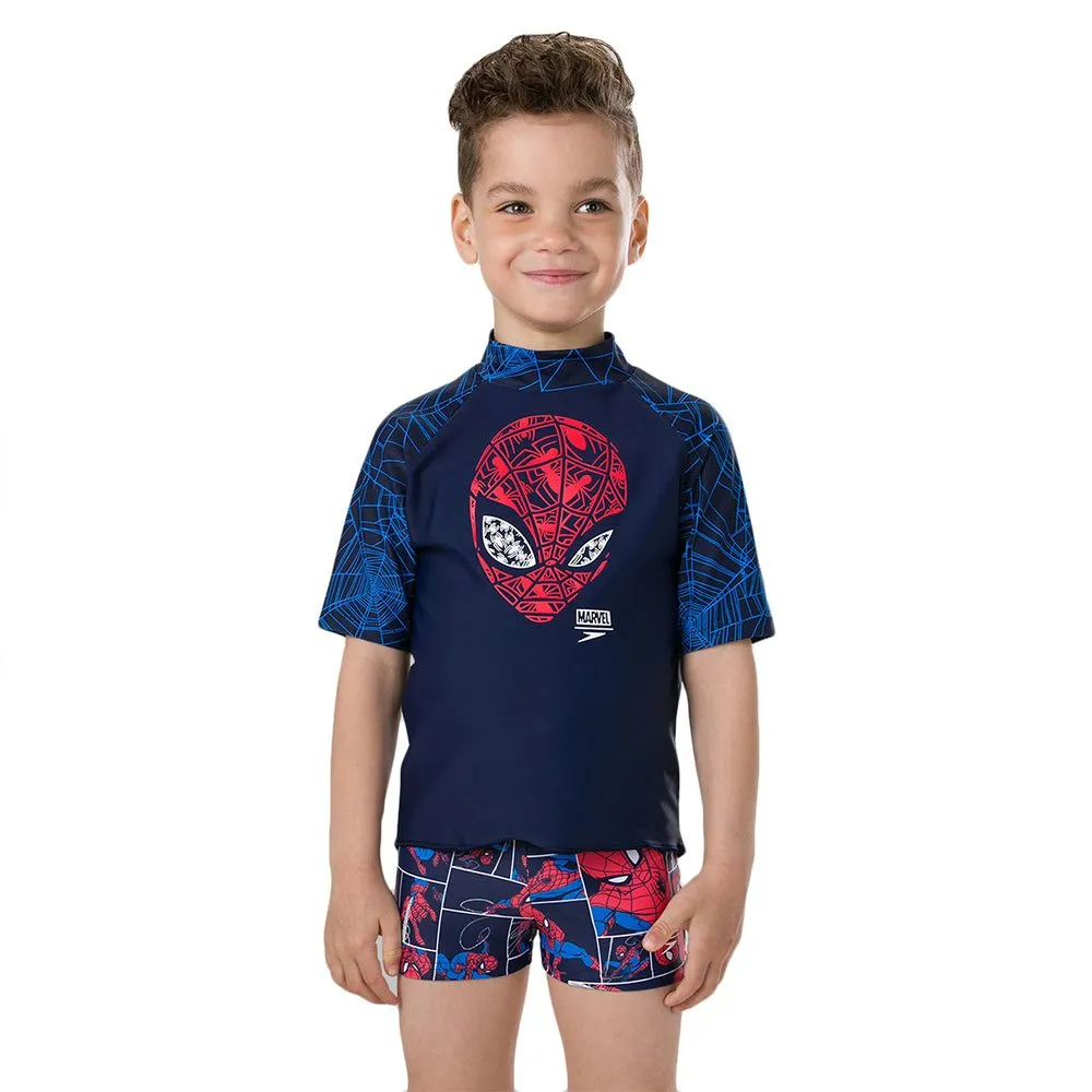 Speedo Marvel Spiderman Uv-skyddande T-shirt Med Korta ärmar unisex