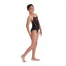 Speedo Medley Logo Medalist Eco Enduraflex Baddräkt female, Black / siren red, 5-6Y