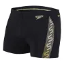 Speedo Monogram Badbyxor Boxer male, Black / global gold