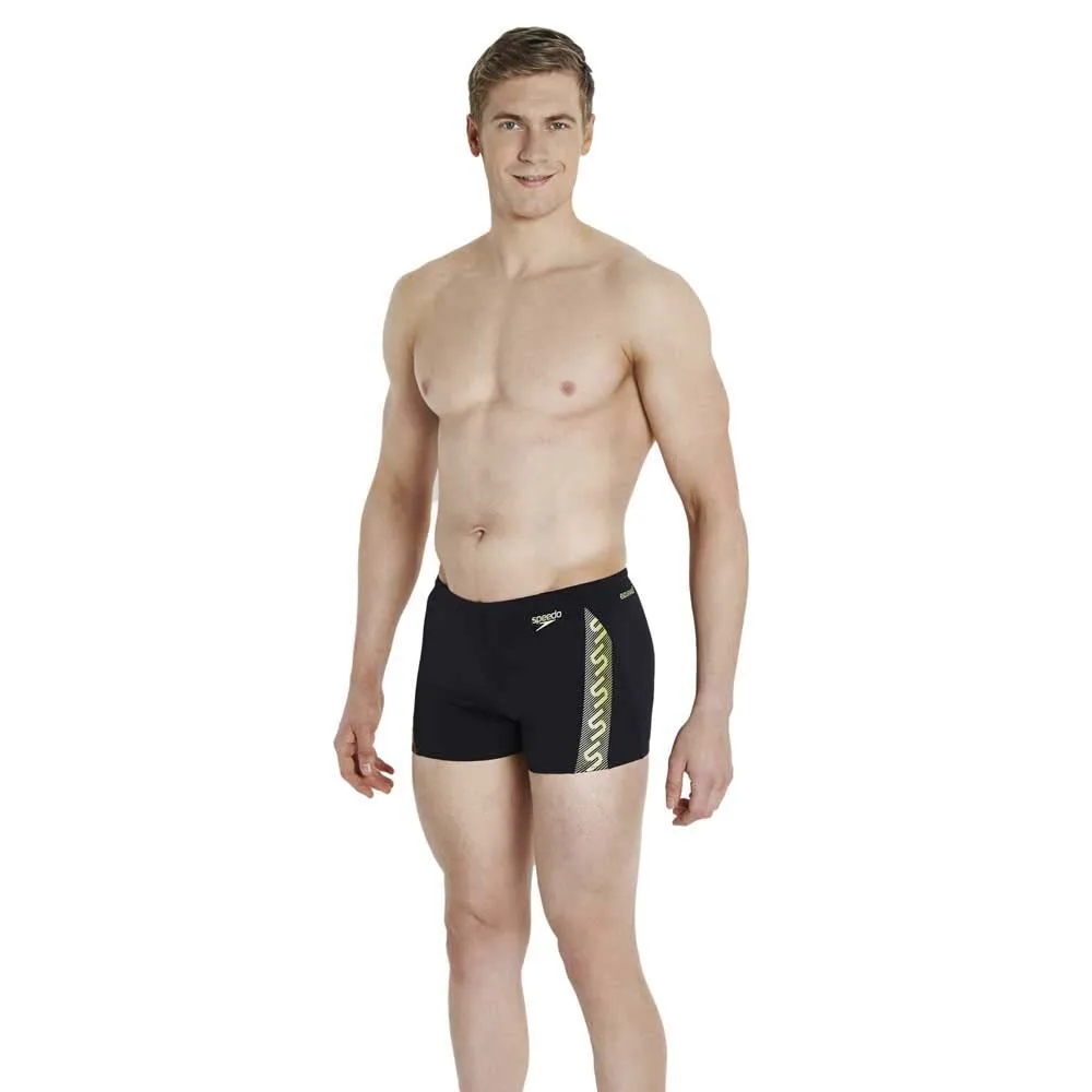 Speedo Monogram Badbyxor Boxer male, Black / global gold Speedo Monogram Badbyxor Boxer male, Black / global gold