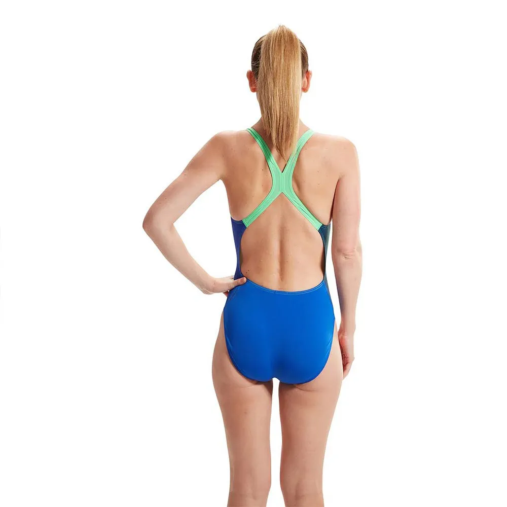 Speedo Placement Digital Powerback Baddräkt female Speedo Placement Digital Powerback Baddräkt female