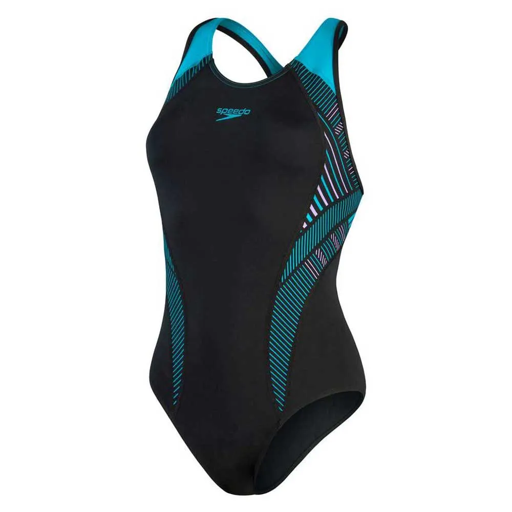 Speedo Placement Laneback Baddräkt female