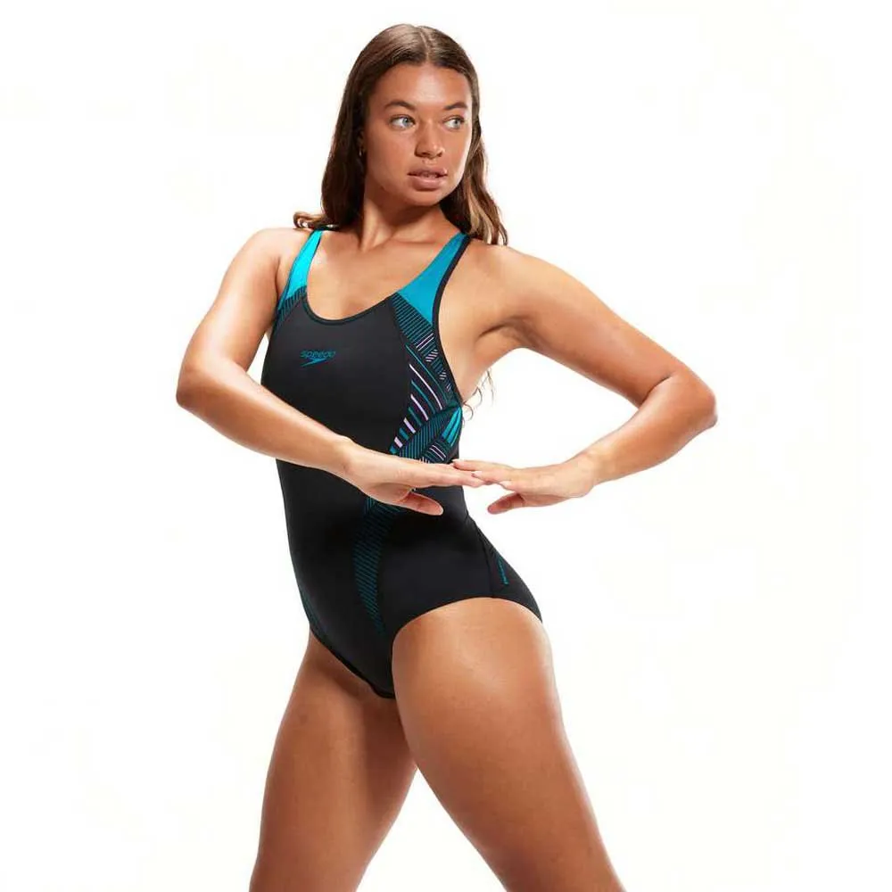 Speedo Placement Laneback Baddräkt female