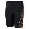 Speedo Plastisol Placement Jammer male, Black / nectarine / country green, 9-10Y