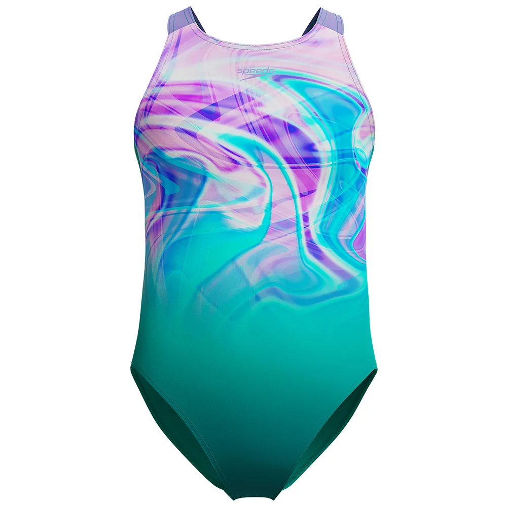 Speedo Printed Pulseback Baddräkt female