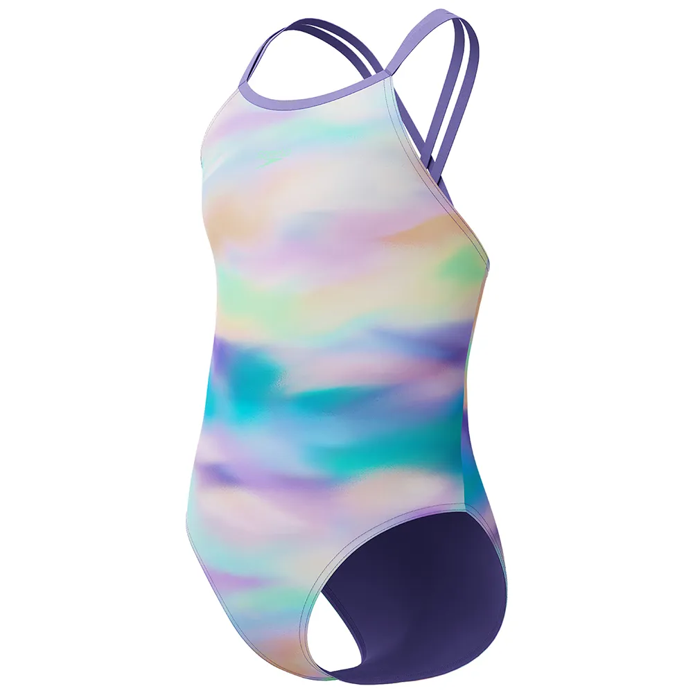 Speedo Printed Twinstrap Baddräkt female