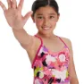 Speedo Punk Floral Lane Line Back Allover Endurance Baddräkt female