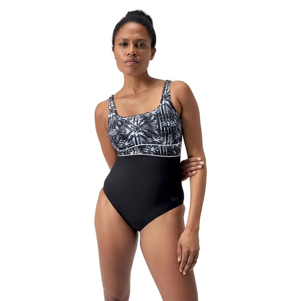 Speedo Shaping Contoureclipse Printed Baddräkt female