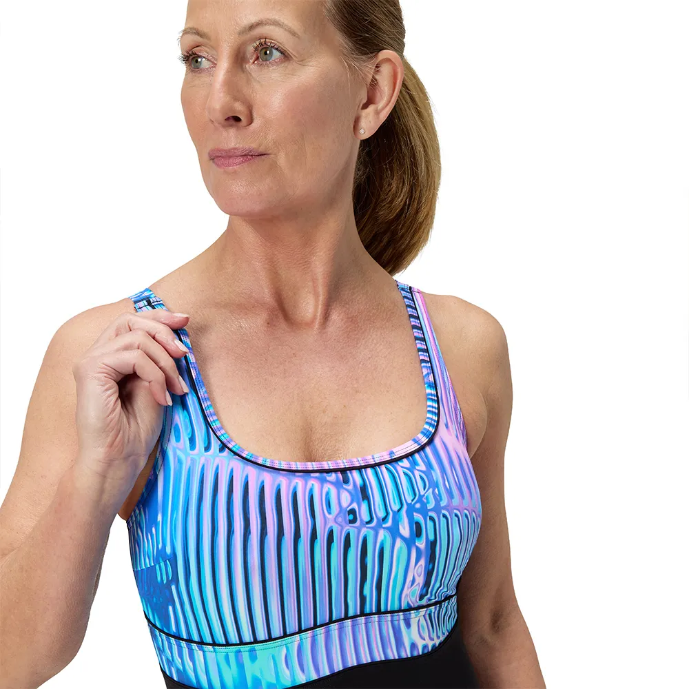 Speedo Shaping Contoureclipse Printed Baddräkt female