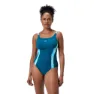 Speedo Shaping Printed Splice Baddräkt female