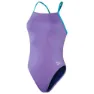 Speedo Solid Lattice-back Baddräkt female, Miami lilac / aquarium