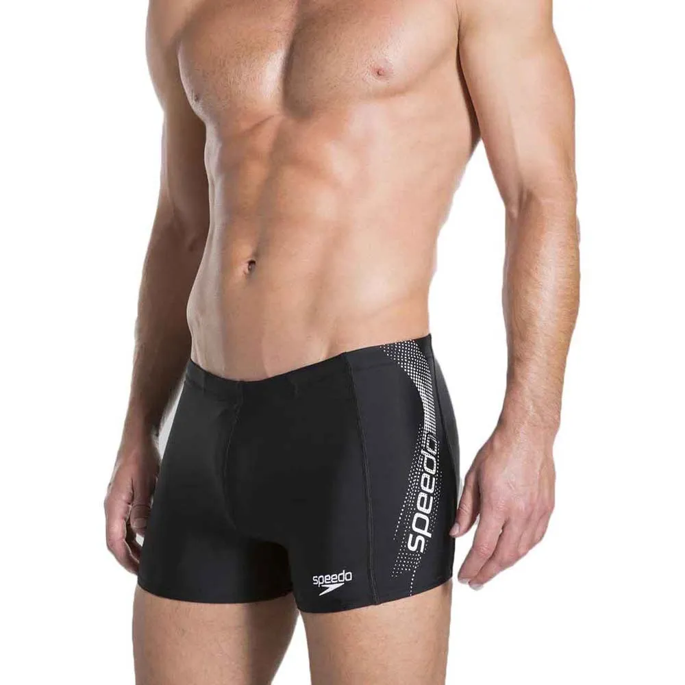 Speedo Sports Logo Panel Badbyxor Boxer male, Black / white