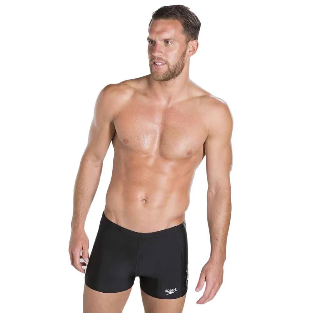 Speedo Sports Logo Panel Badbyxor Boxer male, Black / white