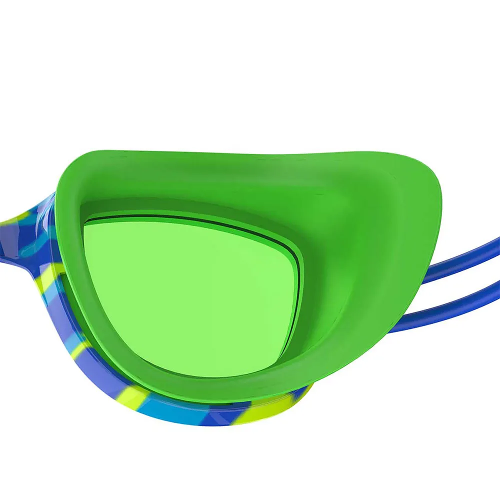 Speedo Sunny G Pop Seasiders Print Simglasögon För Barn unisex, Speedo blue camo / jello green, One Size