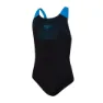 Speedo Tech Placement Muscleback Baddräkt female, Black / pool, 5-6Y