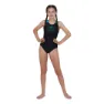 Speedo Tech Placement Muscleback Baddräkt female, Black / pool, 5-6Y