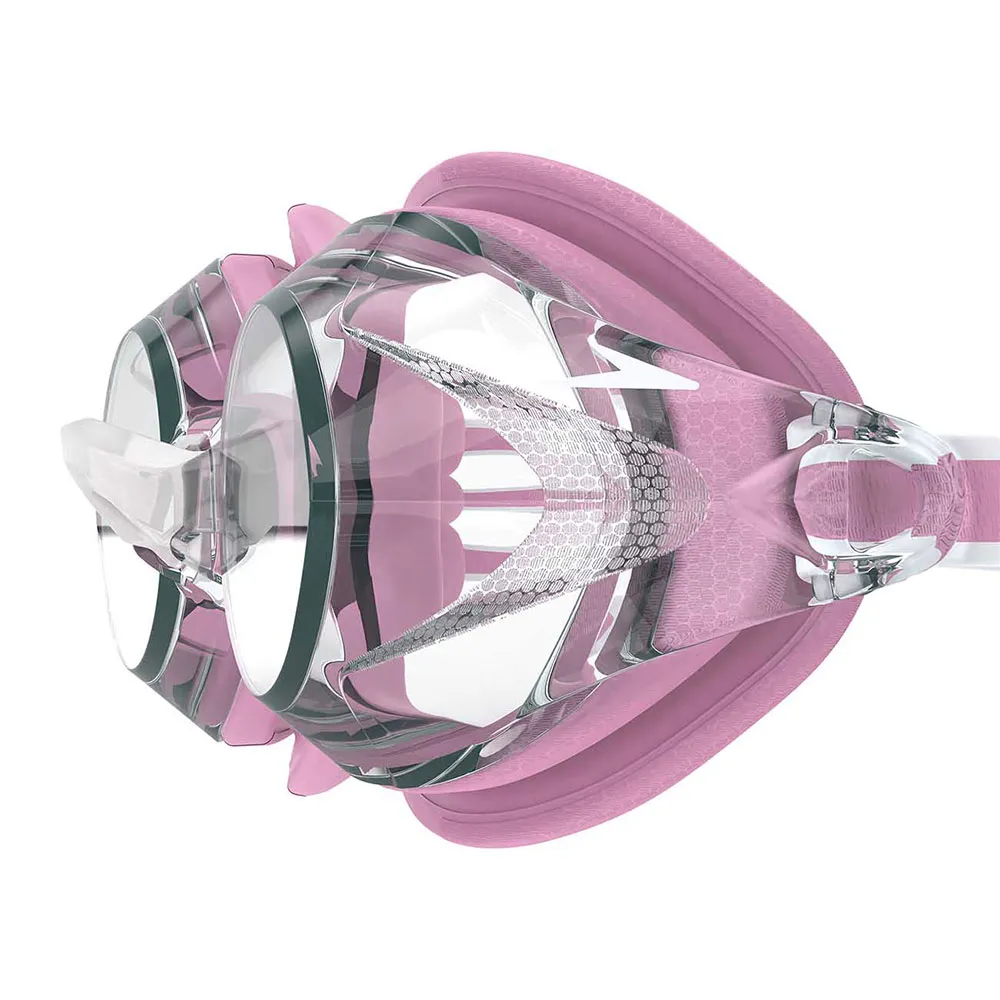Speedo Vanquisher 3.0 Simglasögon För Kvinnor unisex, Funny pink / clear, One Size
