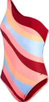 Speedo Women's Printed Asymmetric 1 Piece Speedo Women's Printed Asymmetric 1 Piece