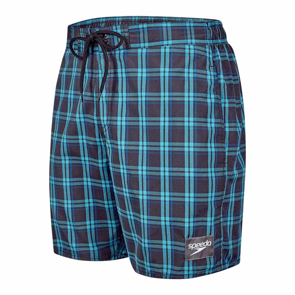 Speedo Yd Check Leisure 18´´ Simshorts male, Grey / blue