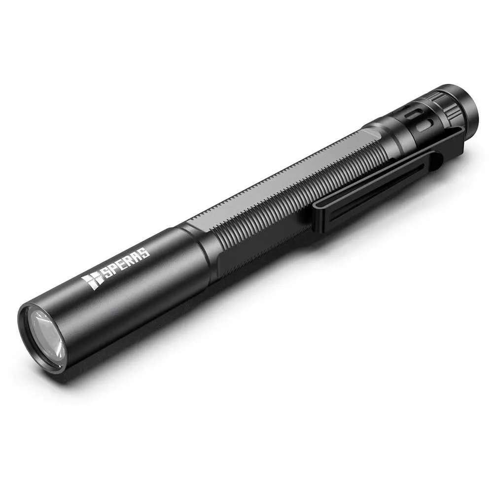 Speras 6500k M10 Plus-ficklampa, Silver, 250 Lumens