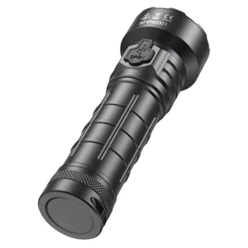 Speras P4 Osram Ficklampa, Black, 4000 Lumens