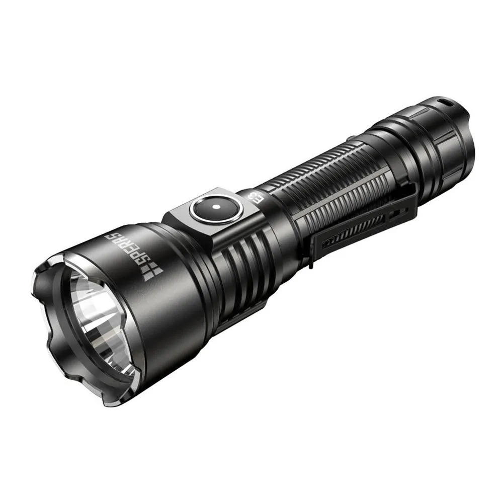 Speras Taktisk Ficklampa E3 Med 1300 Lumens, One size