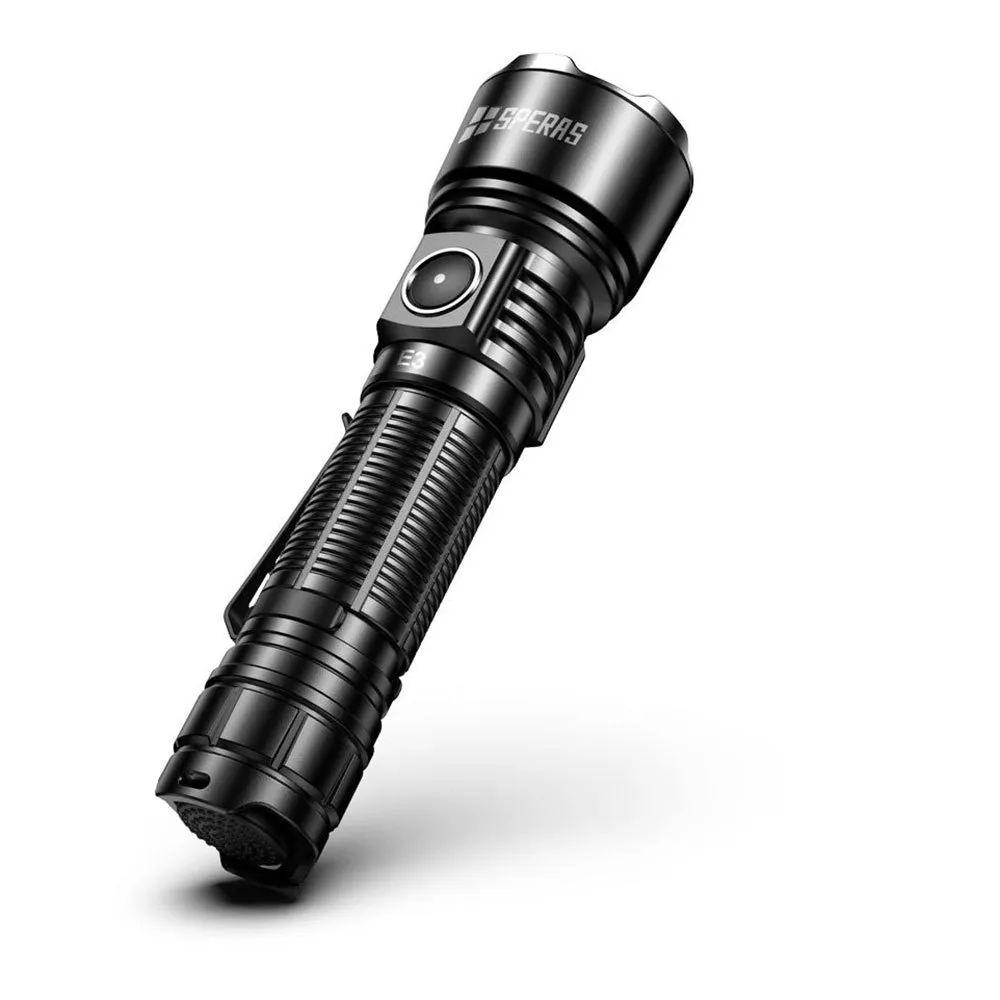 Speras Taktisk Ficklampa E3 Med 1300 Lumens, One size
