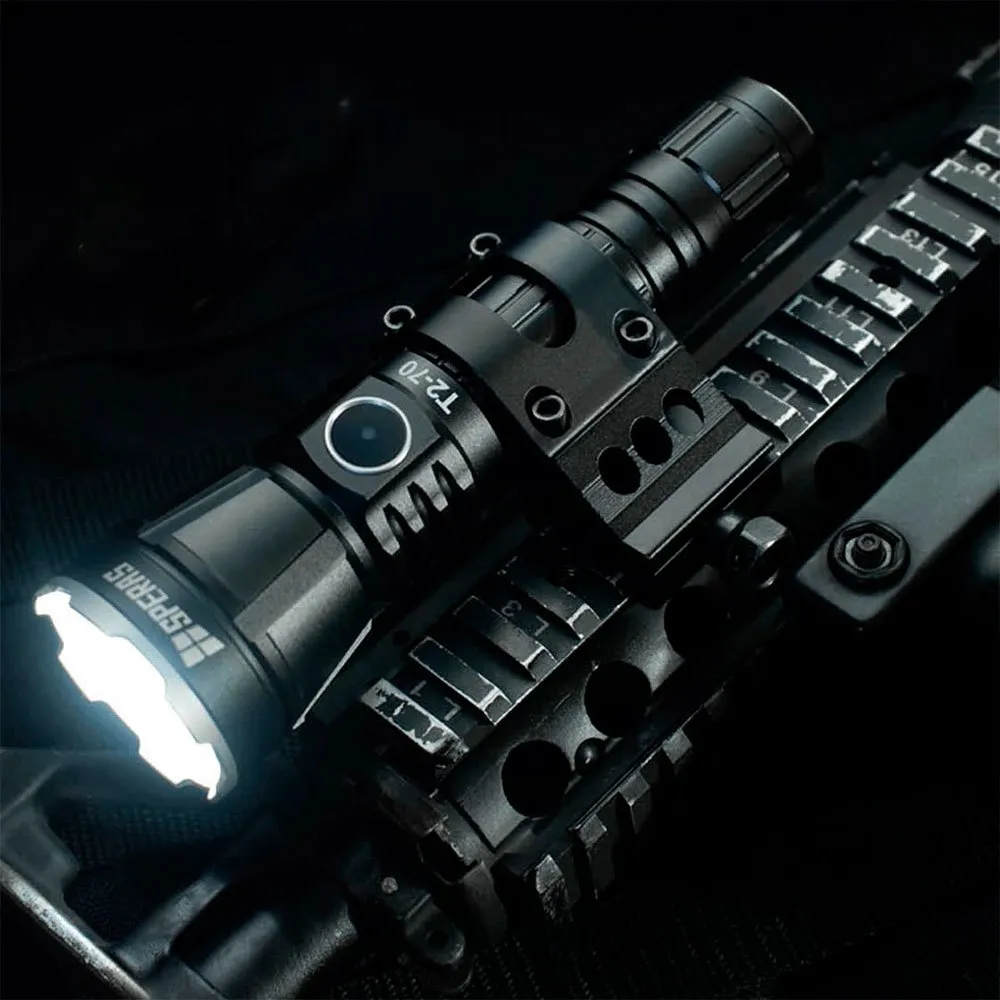 Speras Taktisk Ficklampa T2-70 Med 3300 Lumens, One size