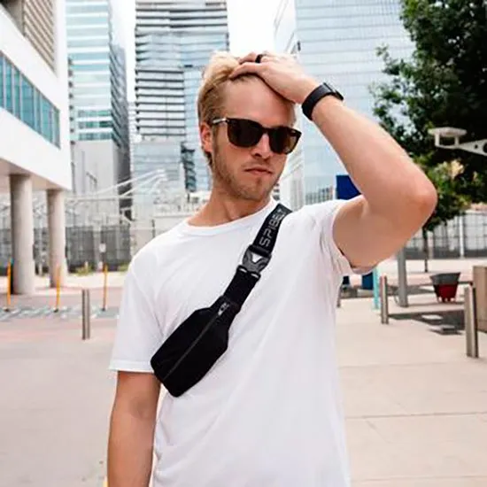 SPIbelt Crossbody Pro Midjeväska unisex, Black SPIbelt Crossbody Pro Midjeväska unisex, Black