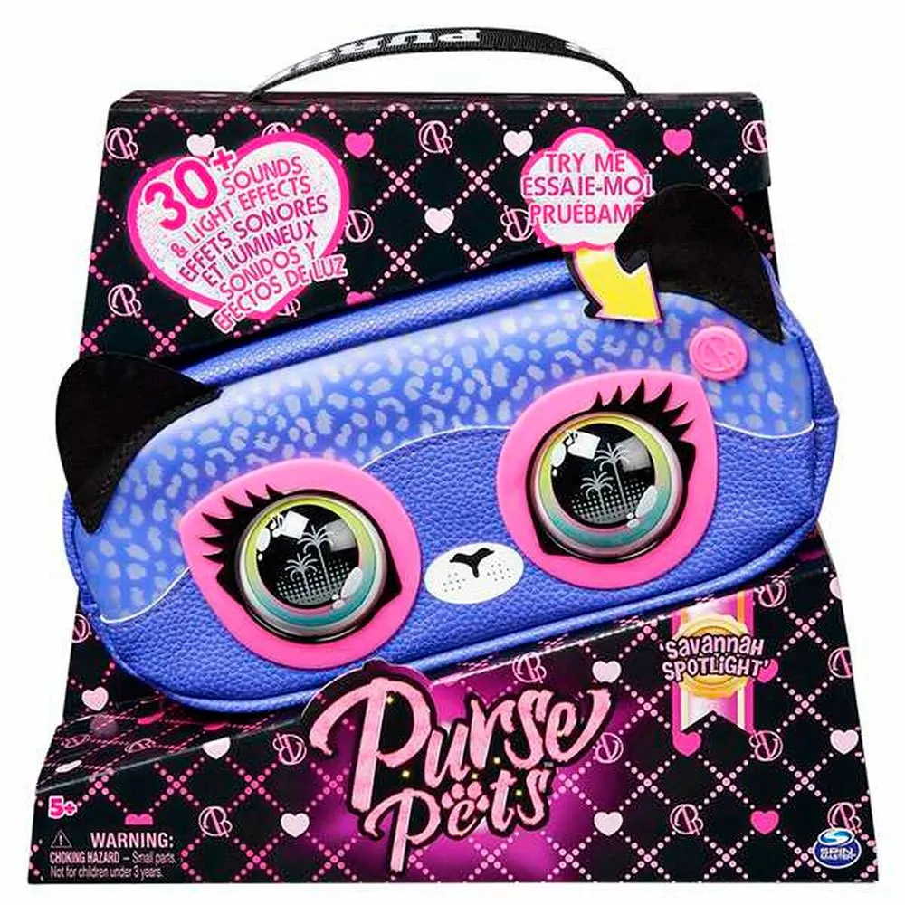 Spin Master Purse Pets Axelväska, Multicolor