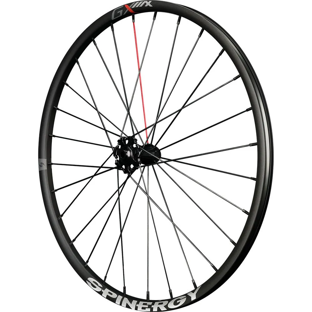 Spinergy Gx Max 700c Cl Disc Tubeless Gravelcykel Framhjul, Black, 15 x 110mm