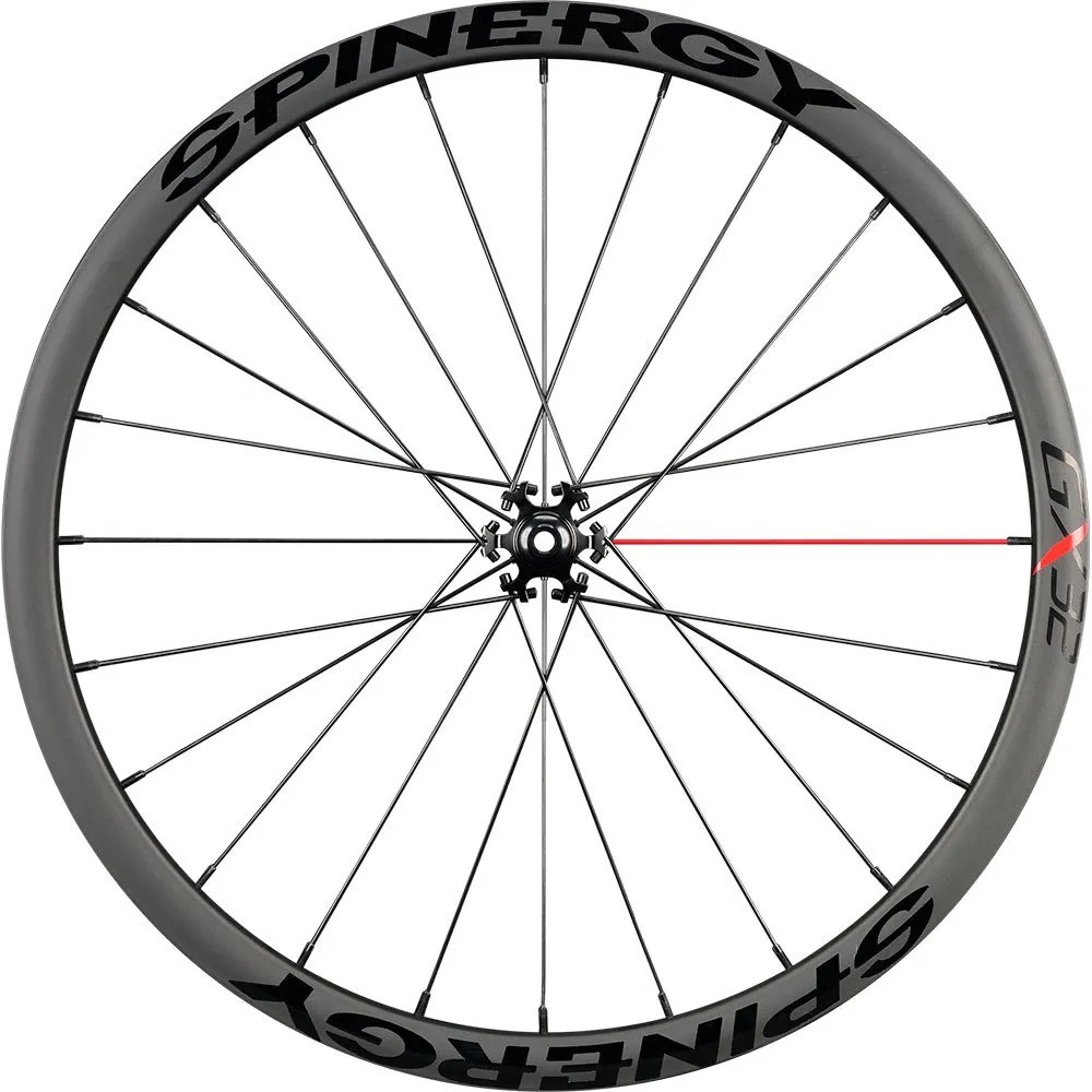 Spinergy Gxx 700c Cl Disc Tubeless Gravelcykel Framhjul, Black, 12 x 100mm