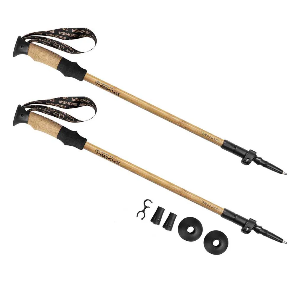 Spokey Bastone Stavar, Brown, 105-135cm