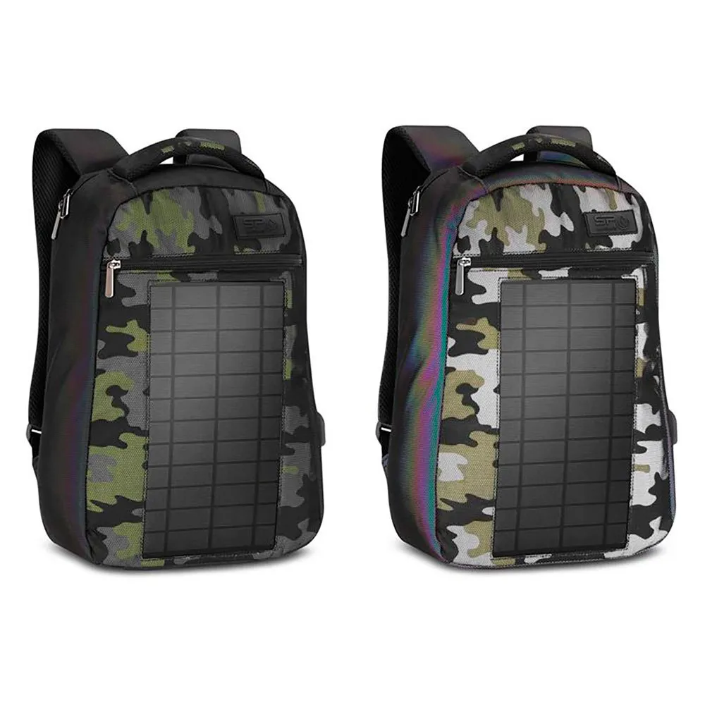 Spokey City Solar Ryggsäck 30l, Black / camo