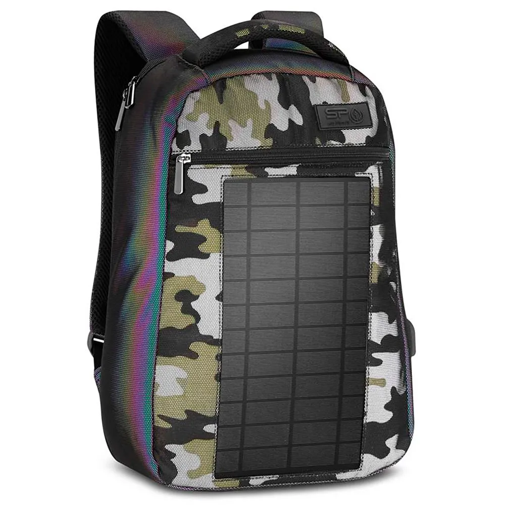 Spokey City Solar Ryggsäck 30l, Black / camo