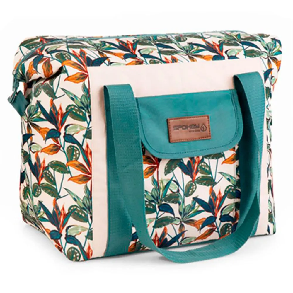 Spokey Eco Way 21l Mjuk Bärbar Kylväska, Green, One Size