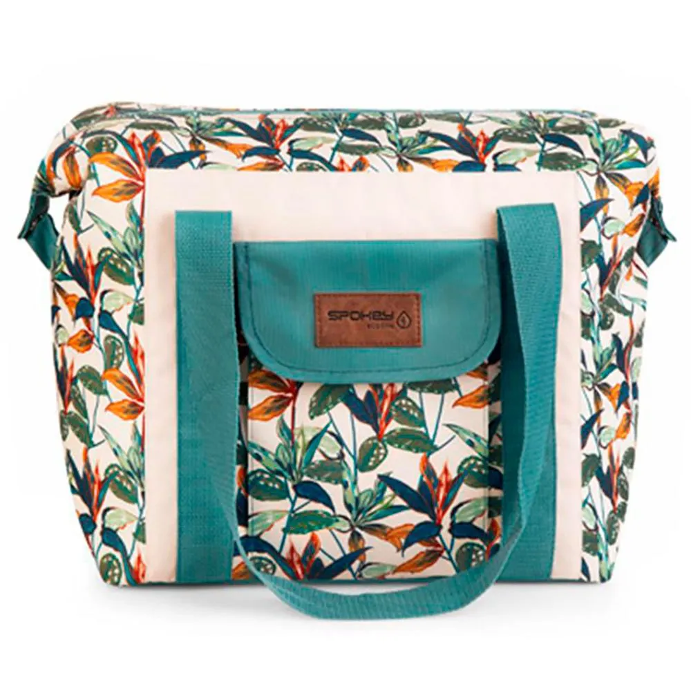Spokey Eco Way 21l Mjuk Bärbar Kylväska, Green, One Size